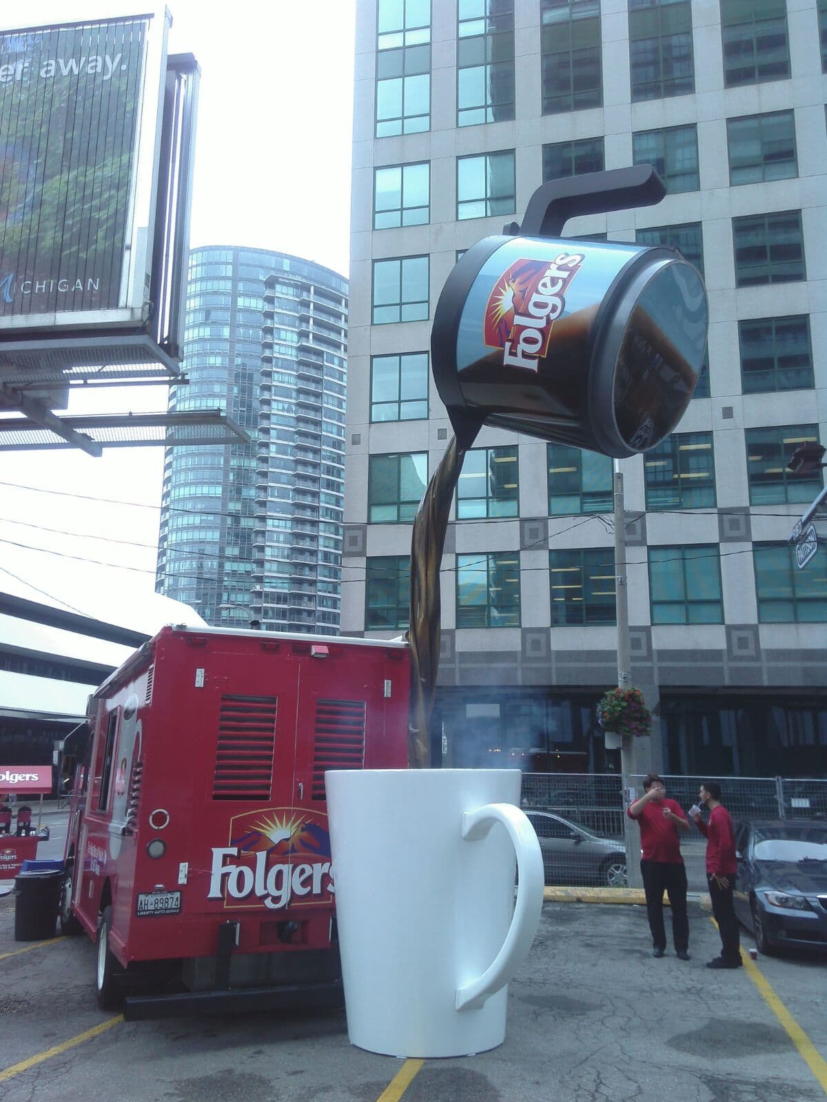 Folgers Mobile Coffee Activation - OnTheGoAds