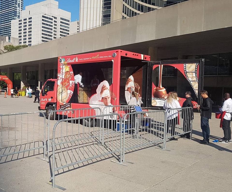 Lindt Chocolate Activations - OnTheGoAds